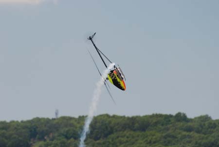 RC 3D helicopter aerobatics